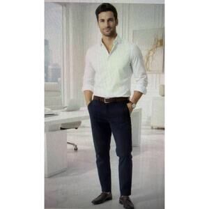Banana Republic Traveler Chino Pants Size 36 X 30 Black Men Slim Fit